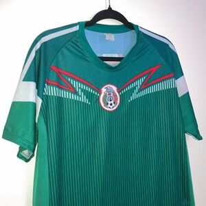 Selección de Mexico Soccer Jersey Green Shirt Sports Top